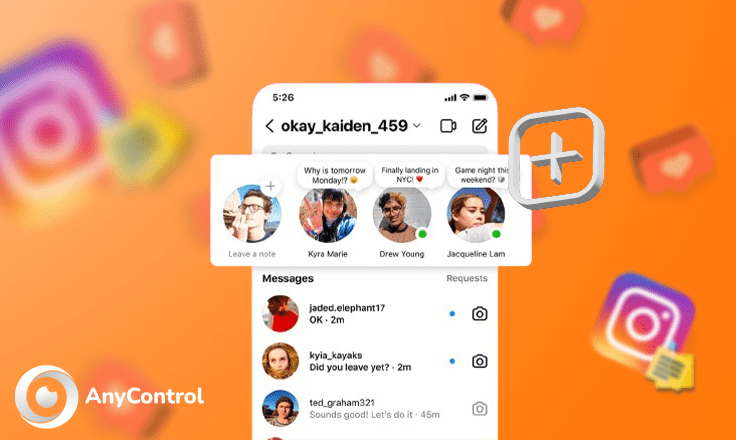 انتشار پیام صوتی و ویدیو در نوت اینستاگرام